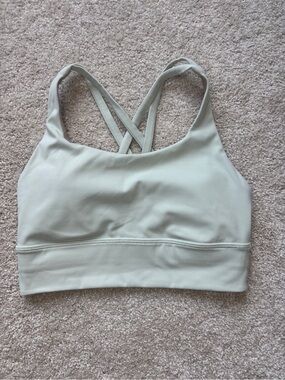 lululemon athletica Light Sage Crisscross Sports Bra